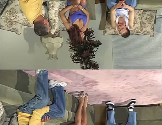 Devon Michaels BBG Threesome Blue Mini Skirt - Big tits