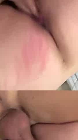 Redhead big slut rammed in her loose hole