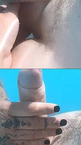 Holiday Threesome in the Pool
