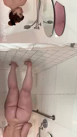 Curvy Beauty Bea York Shower and Masturbation