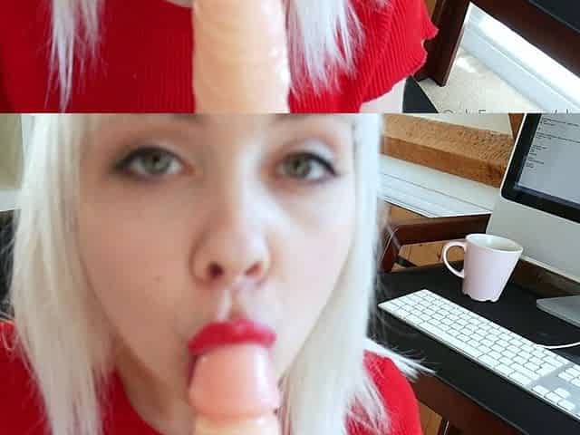 College Blonde Naughty Toy Masturbation