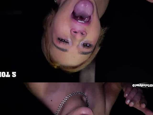 That's a big mouthful of cum, Chloe!