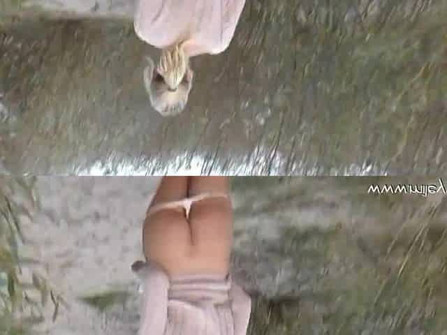Cute Blond Sweetheart banged in the Booty by Stranger !!
