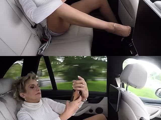 Lady Sonia - Clit Massage In The Car
