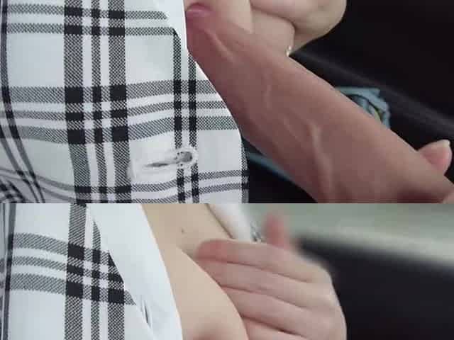 Doll Like Bliss with a Pale Busty Tease on a Playful Exposed Makeover Date Part.1