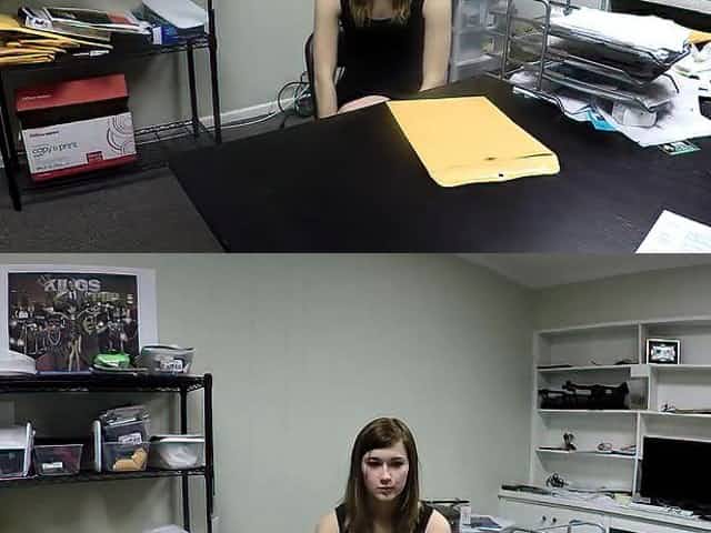 Alaina is back home for her first job interview and she is