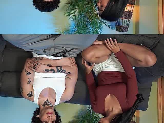Stepsiblings know how to have joy when they're home alone - Veronica Montiel & Jordy Fabian