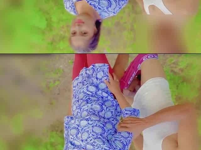 Indian Desi Village Girl and Her BF Hot Sex in Jungle, Outdoor Fucking in Clear Hindi Audio