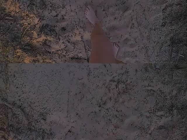 Teen Exploring Latvian Nudist Beach