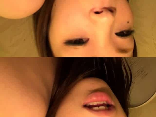 Close up amateur solo girl