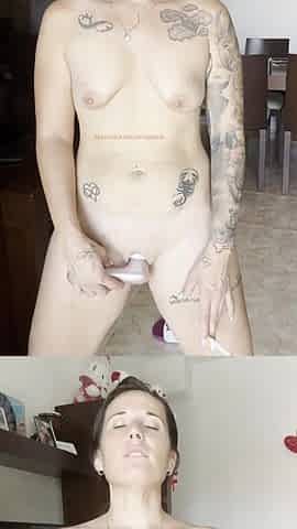 I play with my cunt indeed hard until I cum?