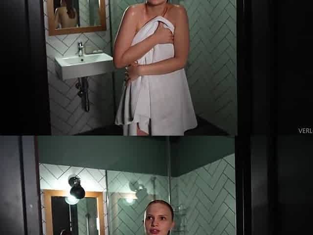Stepsister was Excited by Stepbrothers Hard Cock when He Spied on Her in the ...