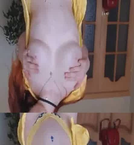 Busty Amateur Toys and Fingers Her Pussy on Webcam