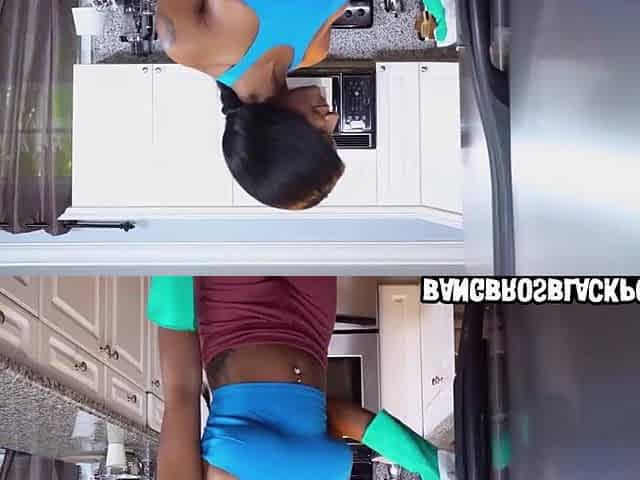 Hawt black hottie accedes to show some skin for cash