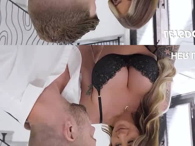 Stacked Blonde With Huge Tits Pushed To Screaming Anal With Lolly Dames And Vince Carter