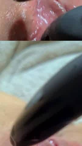 Brunette amateur teen masturbate to her boyfriend