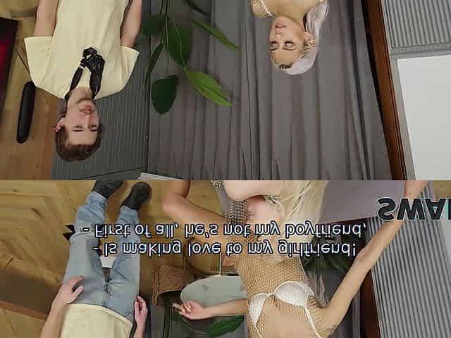 SWAP4K. Vera Jarw and Veronica Leal played kinky game and shared a giant knob on the bed