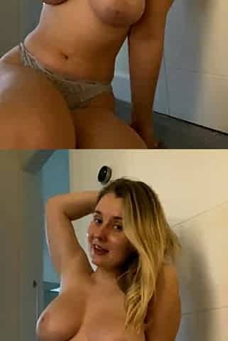 Big boobs milf masturbates with her dildo