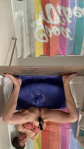 Solo Squirting on the Floor