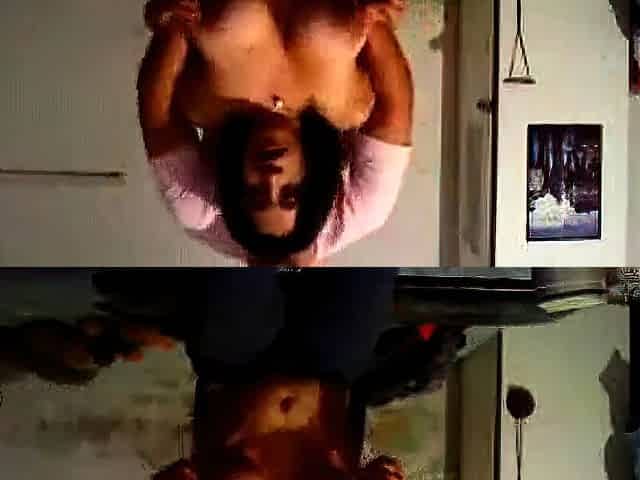 Busty Girlfriend with Huge Brown Nipples gets Fondled