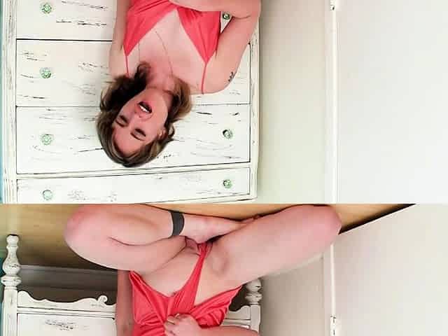 Cute solo teen with small tits
