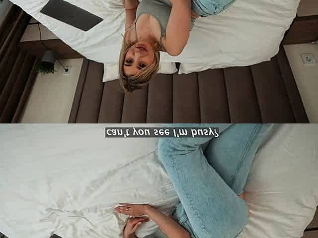 step sis in ripped jeans caught masturbating and fucked