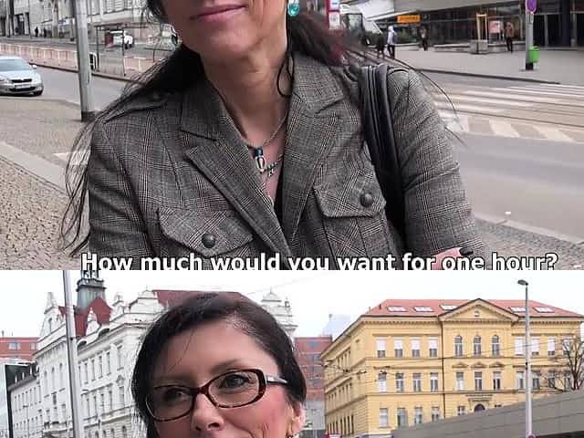 Czech MILF Secretary Pickup up and Fucked