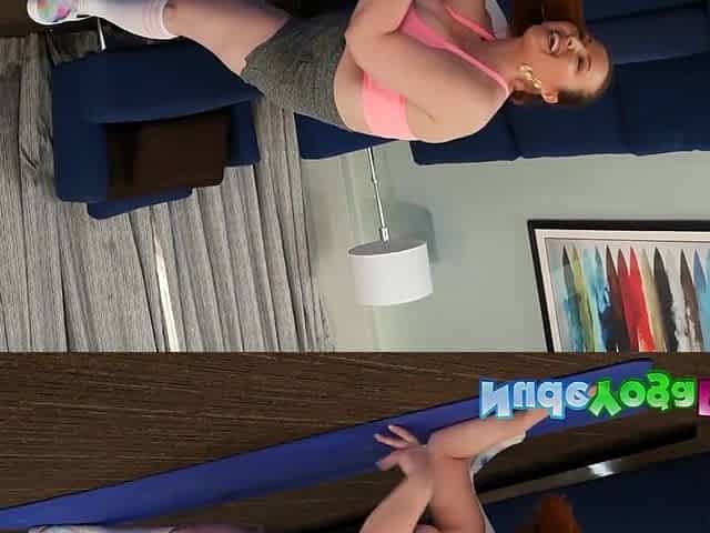 Biig Wet Melons mother I'd like to fuck Violette Blakk Yoga Stretches And Masturbates