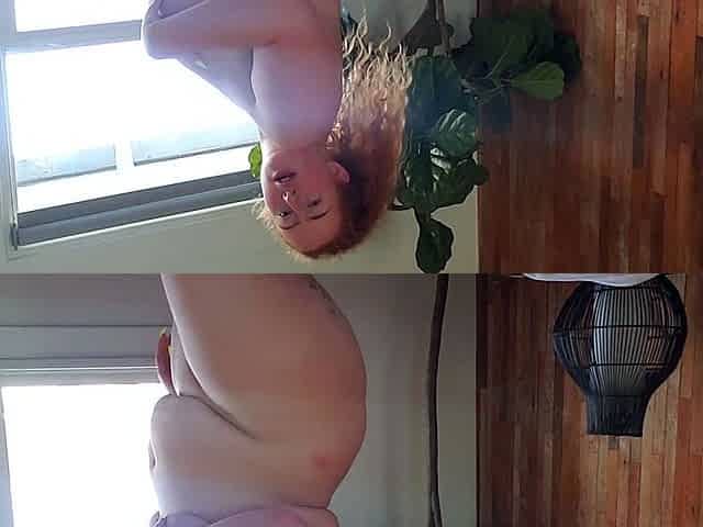Great Big Boobs On Masturbating Redhead