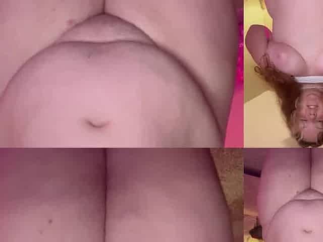 Chubby full frontal shaved 2 views