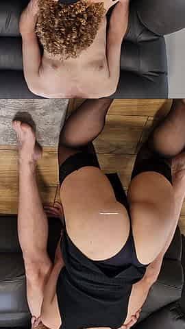 Cheating Wife Quickie Sex with Neighbor in Our Living Room