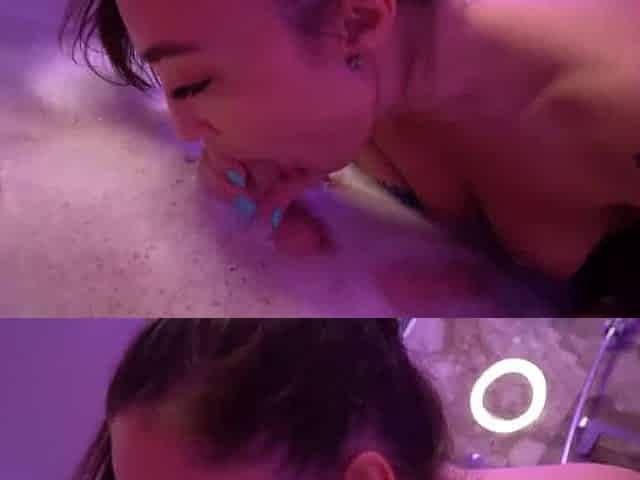Mary's beauty shines in a 3some as she enjoys to deepthroat in the bathroom. This 4K porn flick from 2023 by Nigonika is a must-