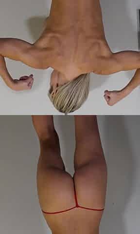 Muscle Girls Sex Fight and Strap on Fuck