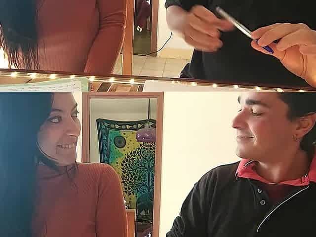 Teacher and college gal screwing hard large ass white hotty