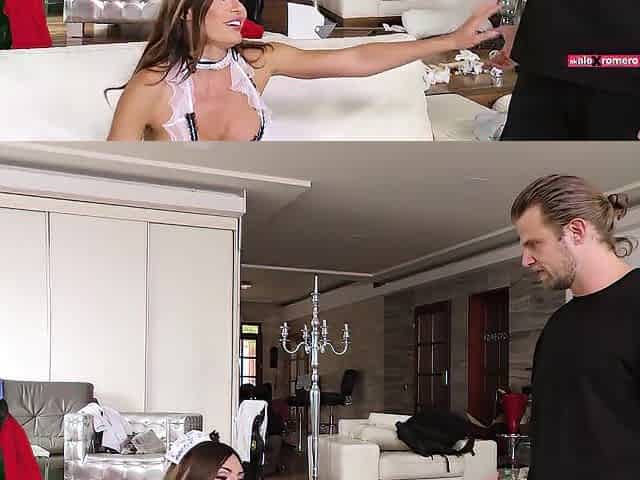 Maid's Intensive Oral-job and Twat Licking Session