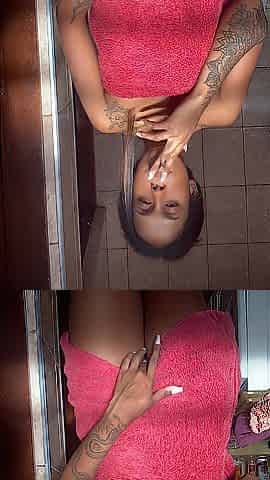 getting high previous to shower