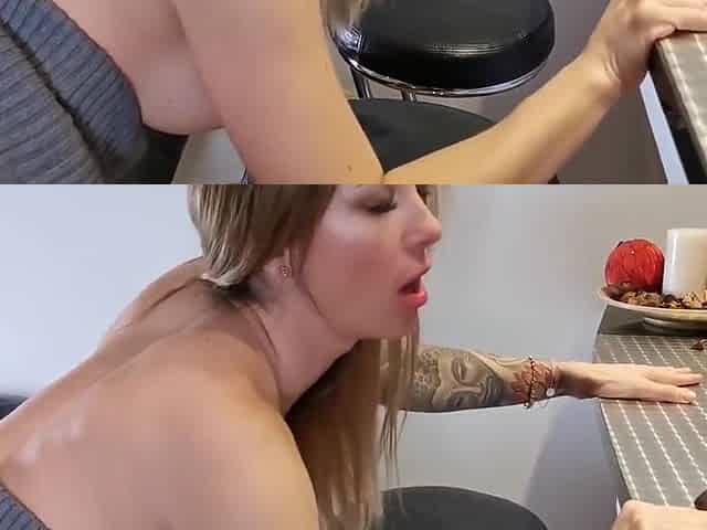 Wet Kelly - Hotwife Got Wrecked By A Huge Cock In Front Of Cuckold Husband