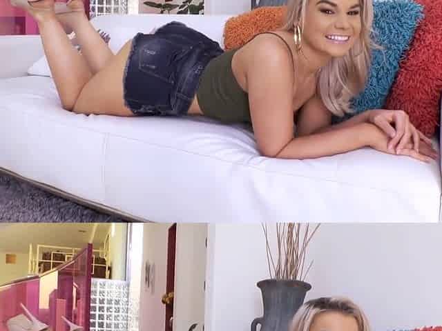 Big Butt Girl Masturbates With A Vibrator - Gemma Parker