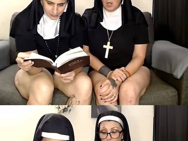 Verified Amateurs In Dirty Horny Nuns Masturbating Pussy Eating Caught Religious