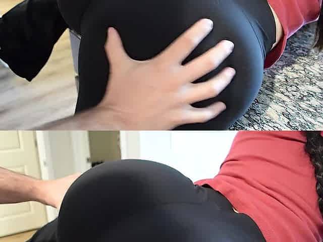 large white butt pawg likes doggy style
