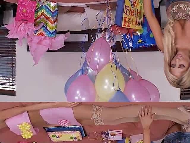 Double Vibrator Play! Lesbos Tasha Reign & Rikki Six Get It On!