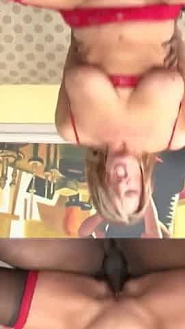 Interracial porn with Zoey Andrews with two nice big and firm boobs wants a big black cock in her horny pussy
