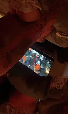 Lalin girl in Underware with facial at the end