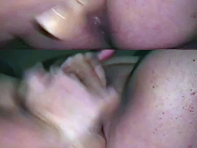 Girl's Private Orgasm with Huge Dildo