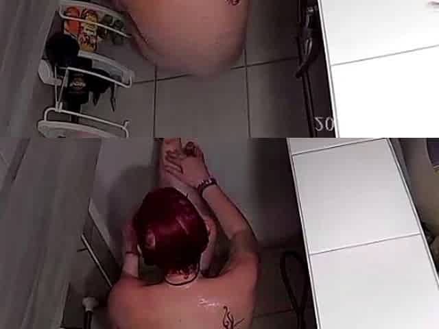 Cam Catches MILF in the Shower