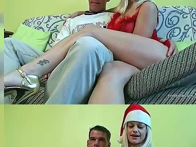 Bev in Her Hot Santa Dress at Her Hardcore Photo Session