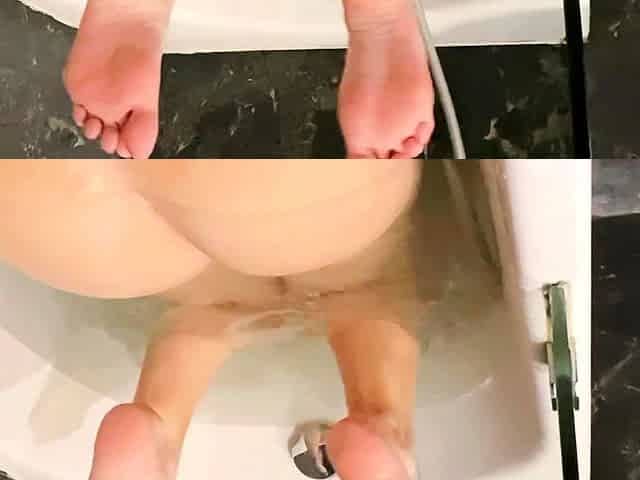 Cummy amateur pussy close up