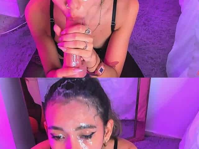 The Sloppiest Blowjob! Very Messy! Sloppy Girl