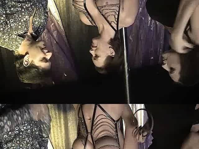 Kinky group sex for Kelly Wells in fishnet stockings