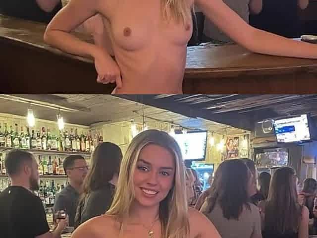 Blond gals youthful AI get bare in different public places